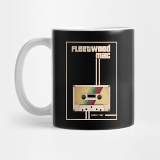 Fleetwood Mac Music Retro Cassette Tape Mug